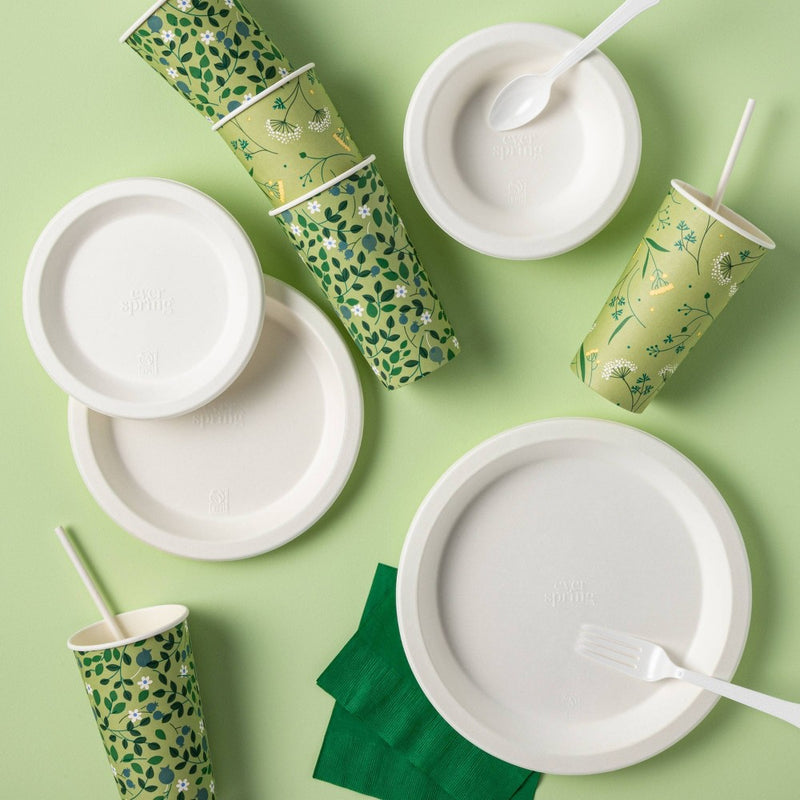 Disposable Bowl - White - 16oz/20ct - Everspring™