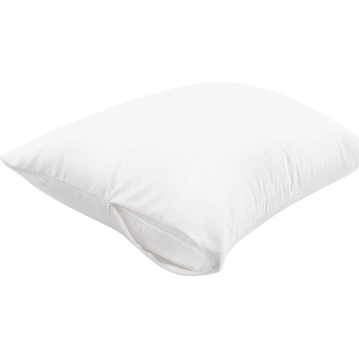 Standard/Queen Maximum Bed Bug and Allergy Protection Pillow Protector White - AllerEase