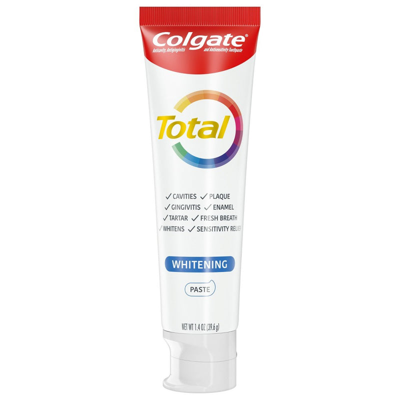 Colgate Total Travel Size Whitening Paste Toothpaste - Trial Size - 1.4oz