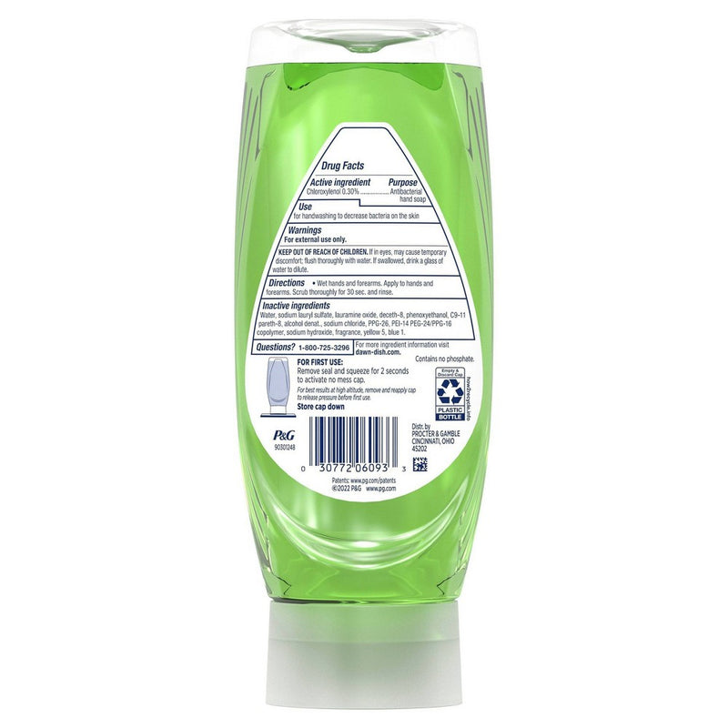 Dawn Ez Squeeze Anti Bacterial Dish Soap - Apple Blossom - 14.7 fl oz