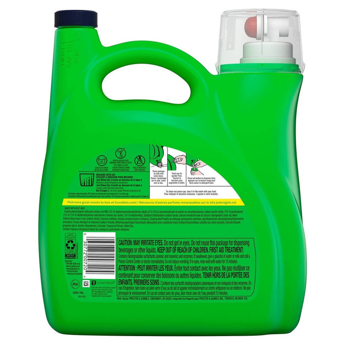Gain + Aroma Boost Spring Daydream Scent HE Compatible Liquid Laundry Detergent - 154 fl oz