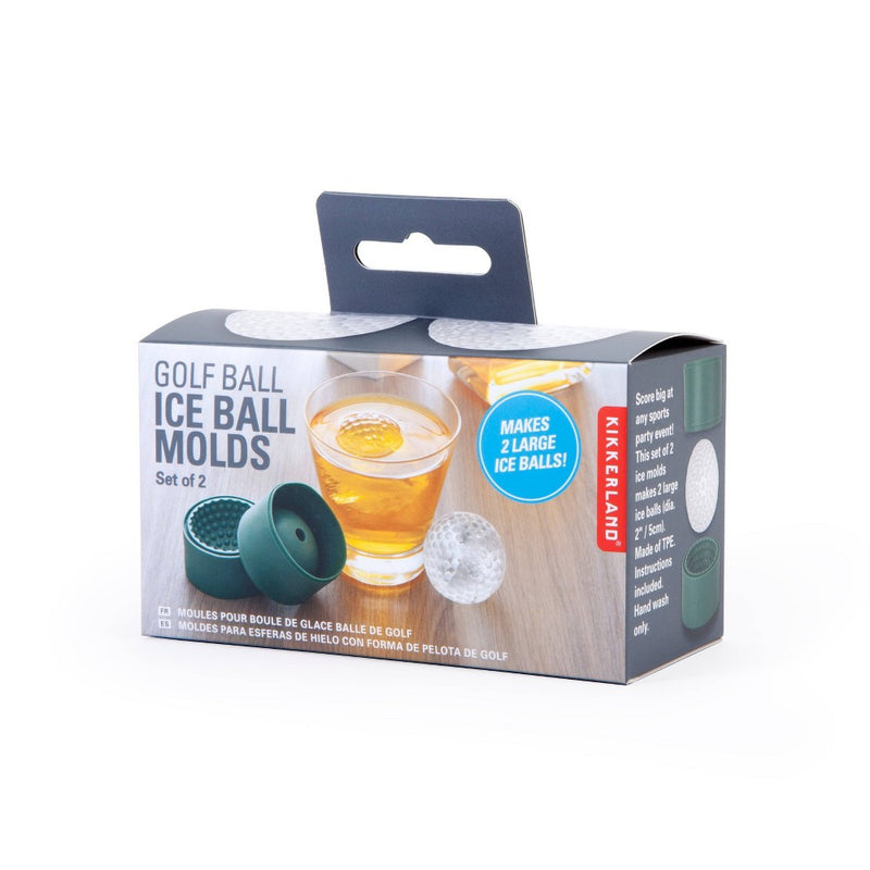 Set of 2 Golf Ball Ice Molds