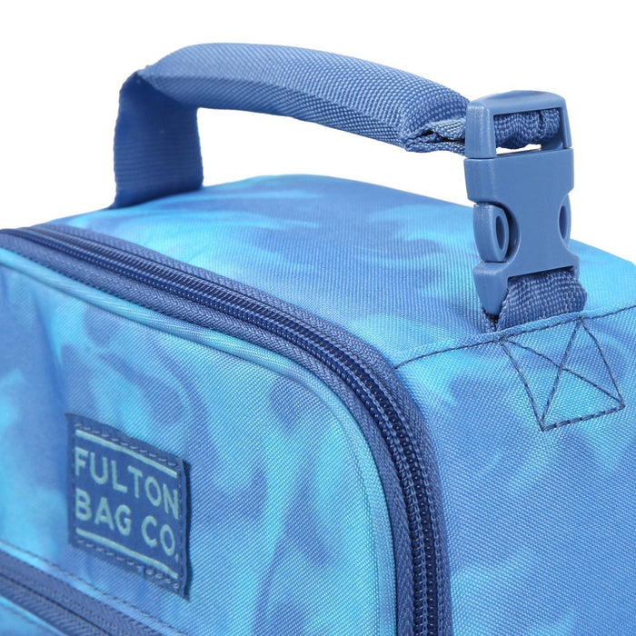 Fulton Bag Co. Upright Lunch Bag - Blue Marble