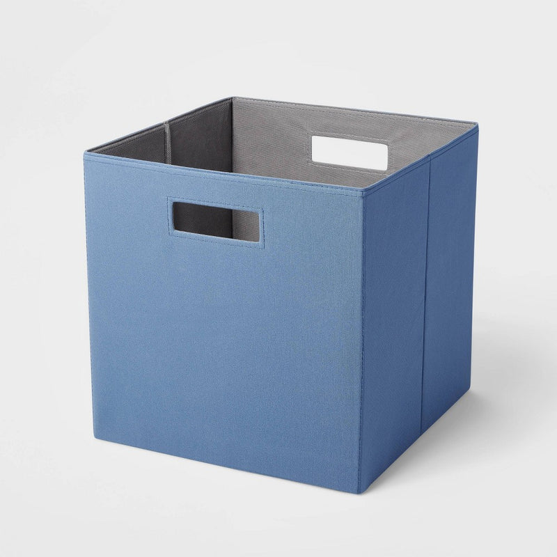 13" x 13" Fabric Bin Dark Blue - Brightroom™