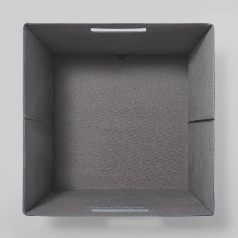 13" x 13" Fabric Bin Dark Blue - Brightroom™