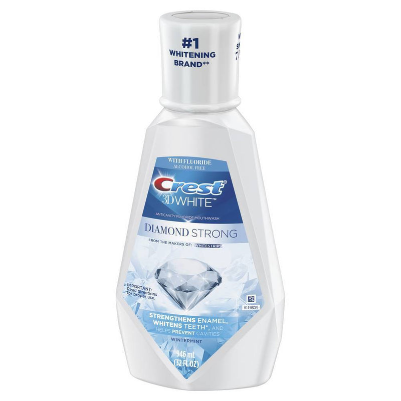 Crest 3D White Diamond Strong Wintermint Mouthwash - 1L