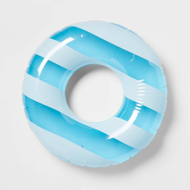 Kids' Cabana 31" Tube Blue/White Striped - Sun Squad™