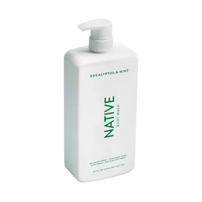 Native Eucalyptus and Mint Body Wash with Pump - 36 fl oz