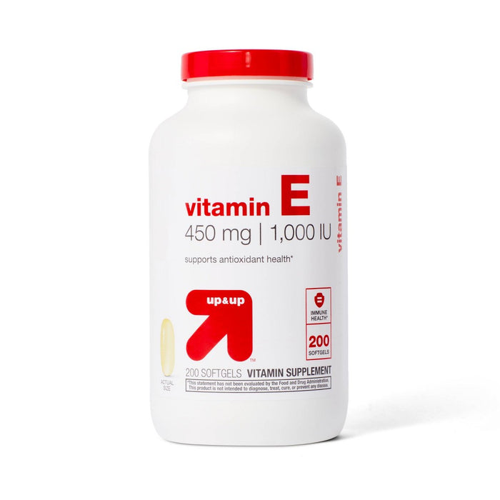 Vitamin E 1000IU Softgels - 200ct - up & up™ *BRAND NEW & SEALED* EXP: 08/2024