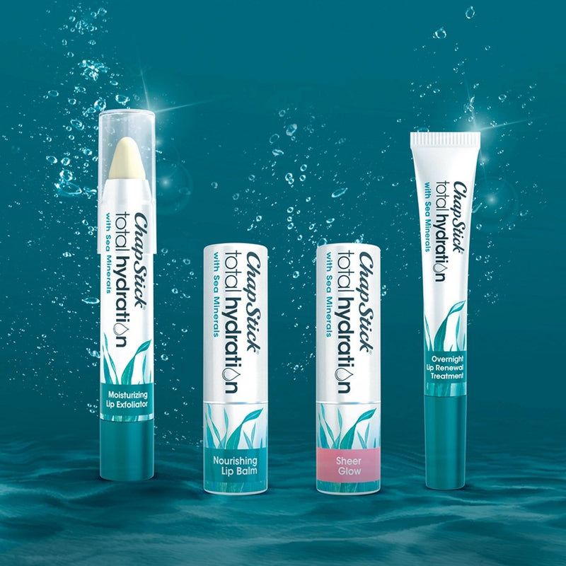 Chapstick Total Hydration Sea Minerals Sheer Glow Tinted Lip Balm - 0.12oz