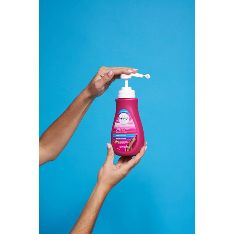 Veet Aloe Vera Legs & Body Hair Remover Gel Cream - 13.5 fl oz