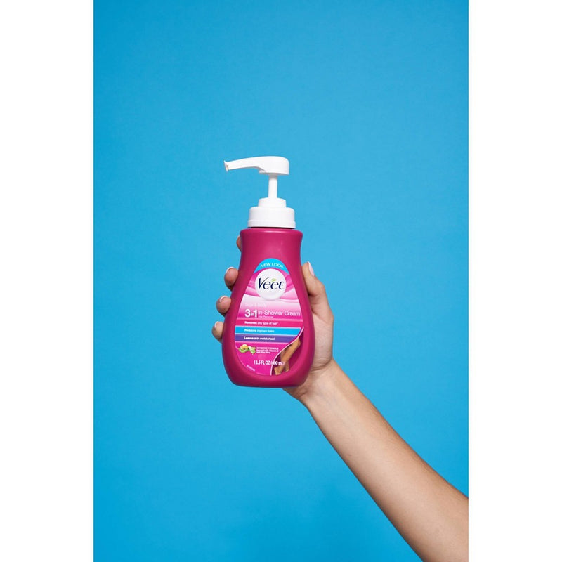 Veet Aloe Vera Legs & Body Hair Remover Gel Cream - 13.5 fl oz