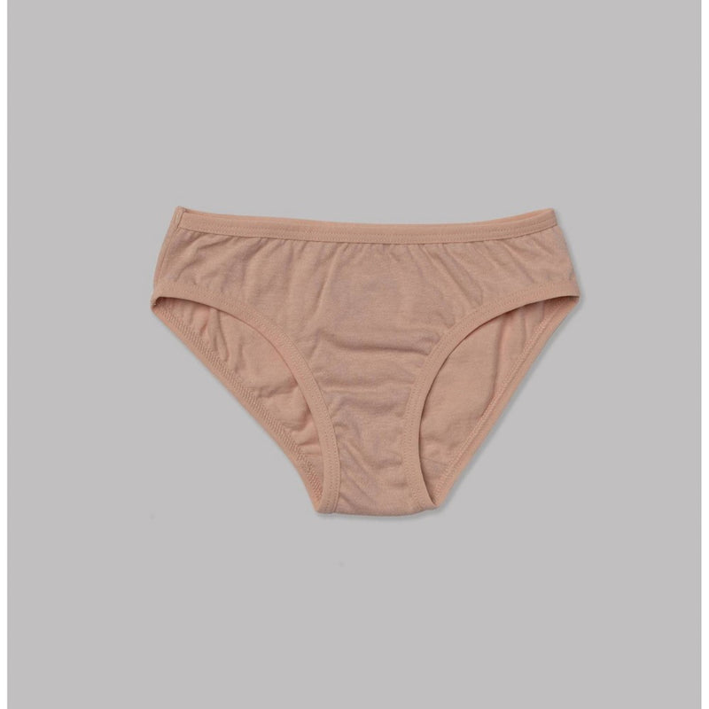 Nubies Essentials Toddler Girls' 3pk Briefs - Tan 3T