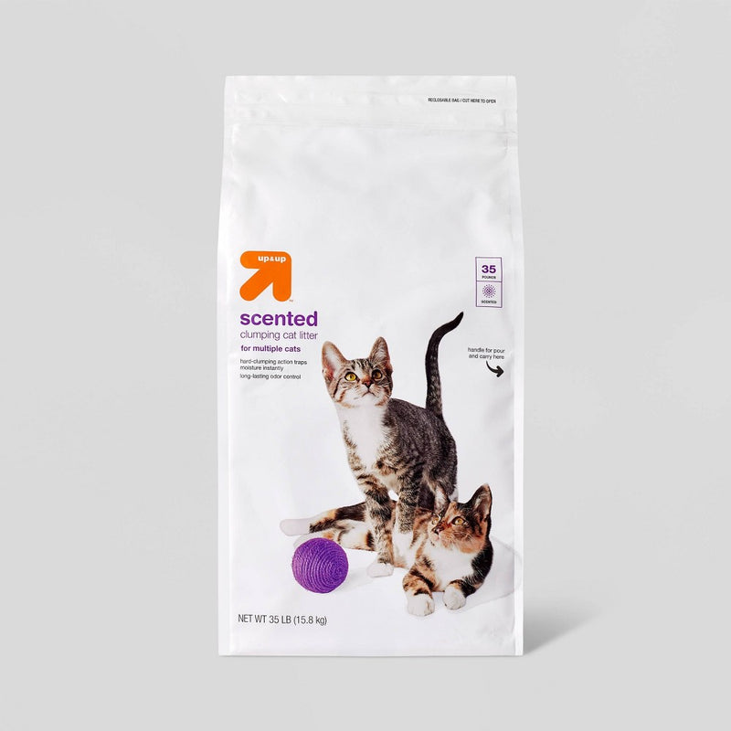 Scented Clumping Cat Litter - 35lbs - up & up™ (LOCAL PICKUP ONLY)