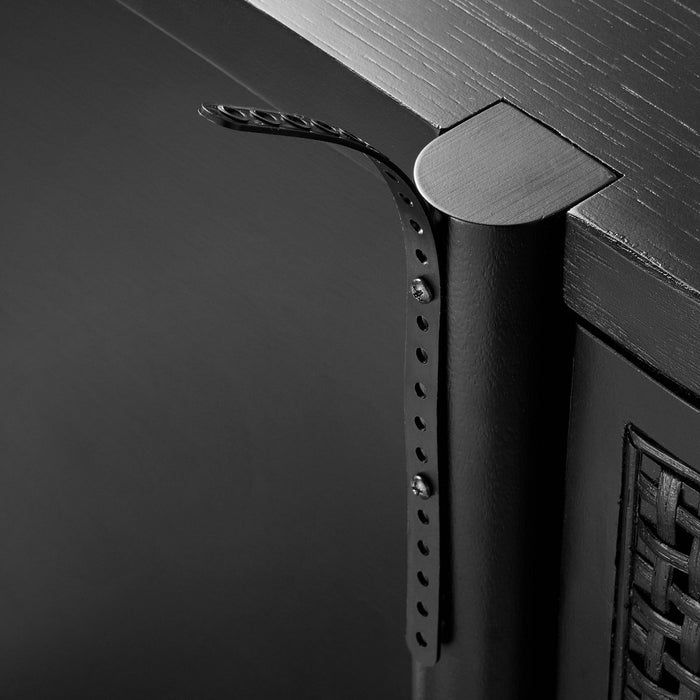 Portola Hills Caned Desk Black - Threshold™ designed with Studio McGee (LOCAL PICKUP ONLY)