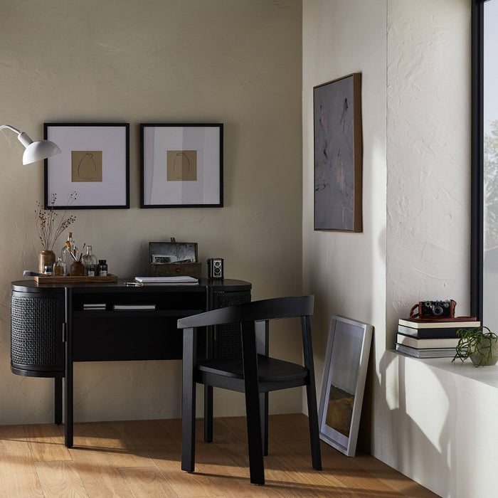 Portola Hills Caned Desk Black - Threshold™ designed with Studio McGee (LOCAL PICKUP ONLY)