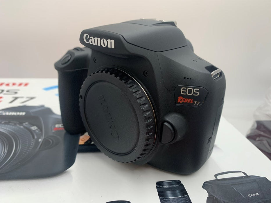Canon EOS REBEL T7 EF18-55mm + EF 75-300mm Double Zoom KIT *SEE DETAILS*