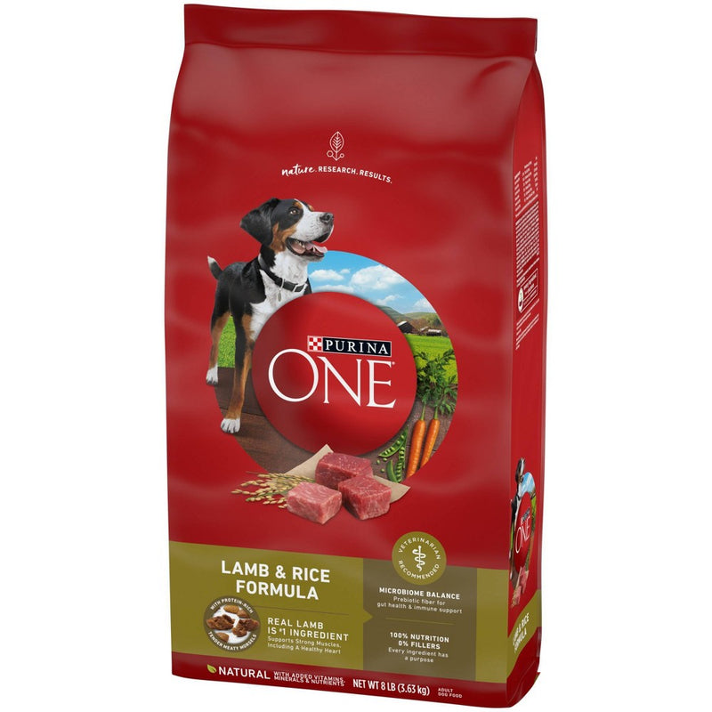 Purina ONE SmartBlend Lamb & Rice Formula Adult Dry Dog Food - 8lbs