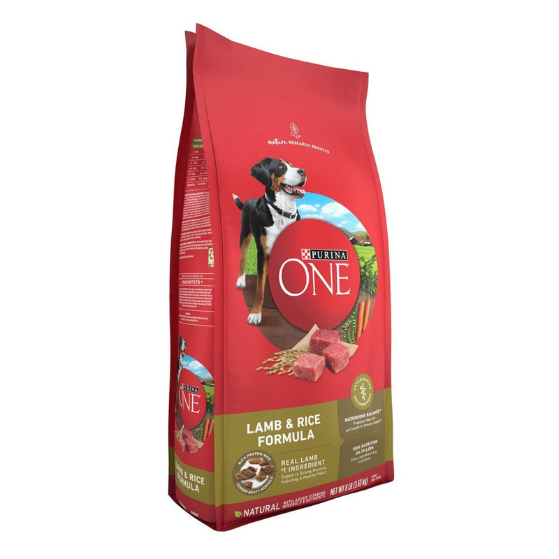 Purina ONE SmartBlend Lamb & Rice Formula Adult Dry Dog Food - 8lbs