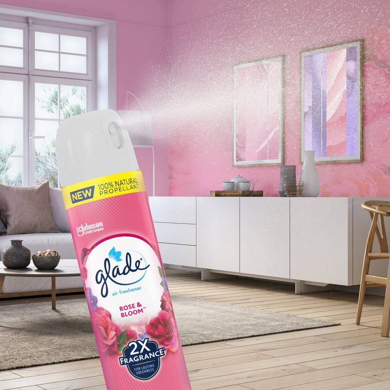 Glade Aerosol Room Spray Air Freshener - Rose & Bloom - 8.3oz