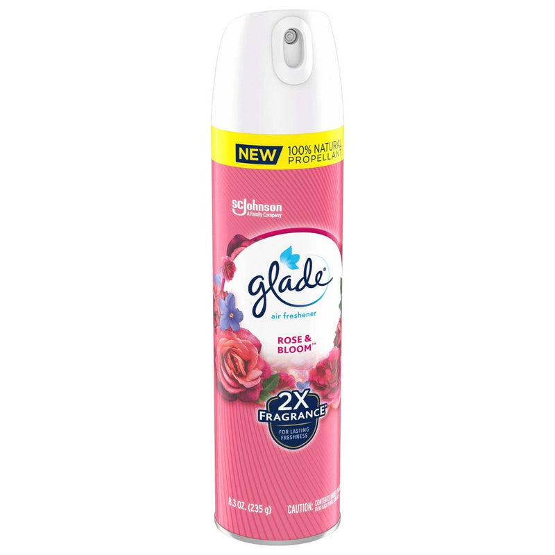 Glade Aerosol Room Spray Air Freshener - Rose & Bloom - 8.3oz