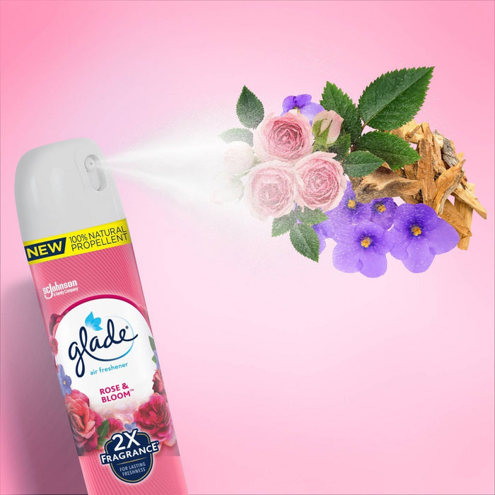 Glade Aerosol Room Spray Air Freshener - Rose & Bloom - 8.3oz