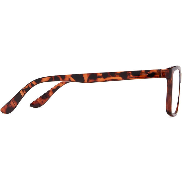 ICU Eyewear Screen Vision Rectangle Reading Glasses - Tortoise +1.25