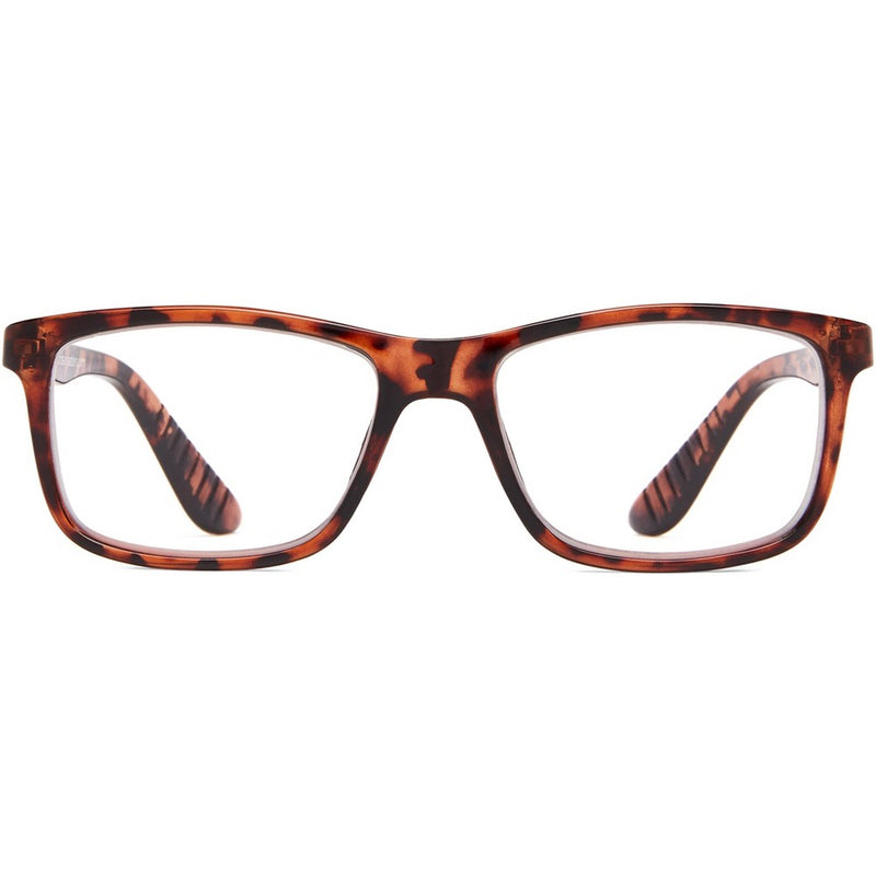 ICU Eyewear Screen Vision Rectangle Reading Glasses - Tortoise +1.25