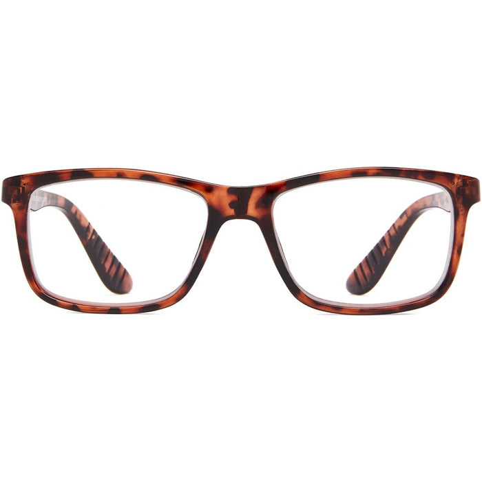ICU Eyewear Screen Vision Rectangle Reading Glasses - Tortoise +1.25