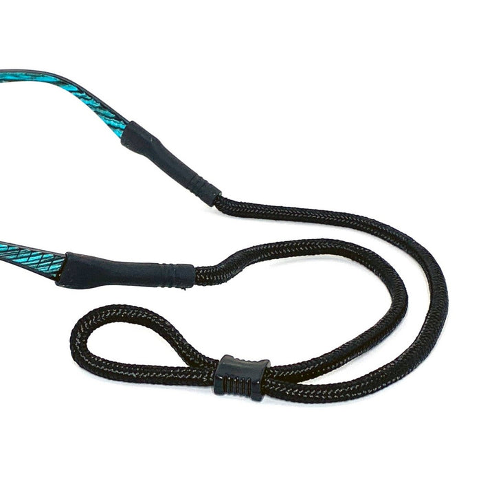 ICU Eyewear Black Active Eyeglass Rope with Rubber Tips - 1ct