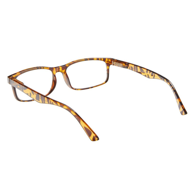 ICU Eyewear Plastic Rectangle with Metal Studs and Case +1.25