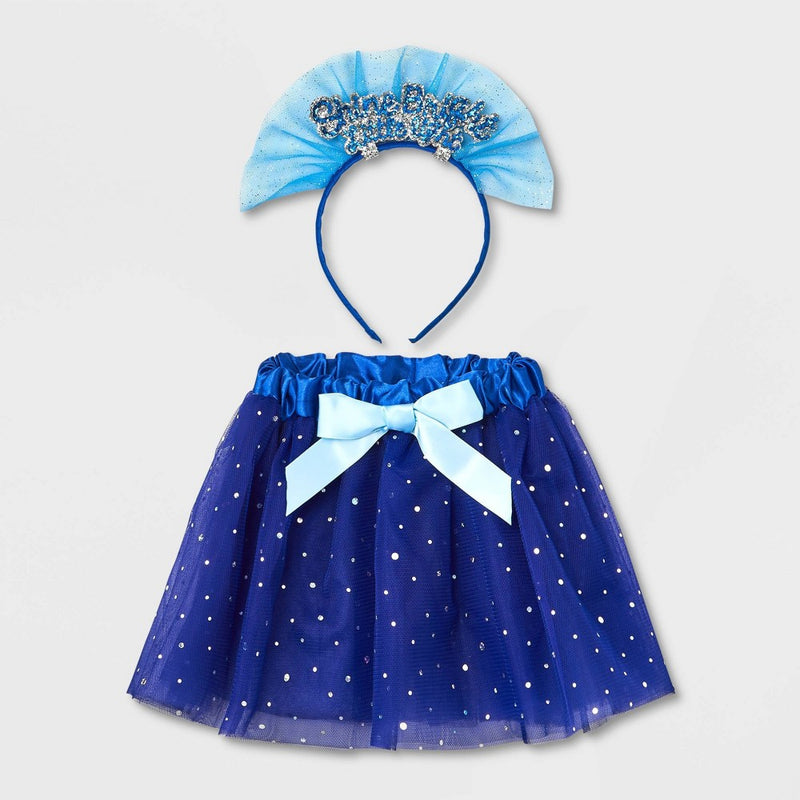 Toddler Headband & Tutu Set - Cat & Jack™ Blue