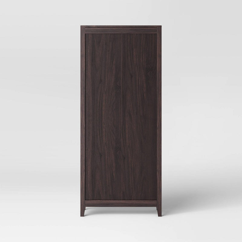 72" Carson 5 Shelf Bookcase Espresso - Threshold™ (LOCAL PICKUP ONLY)