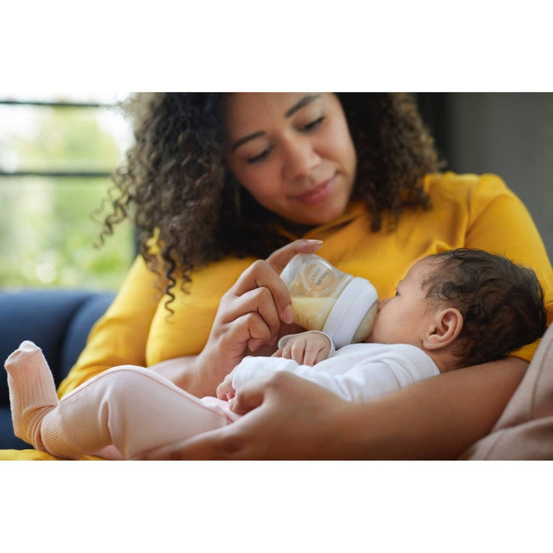 Philips Avent 3pk Natural Baby Bottle with Natural Response Nipple - Blue - 4oz