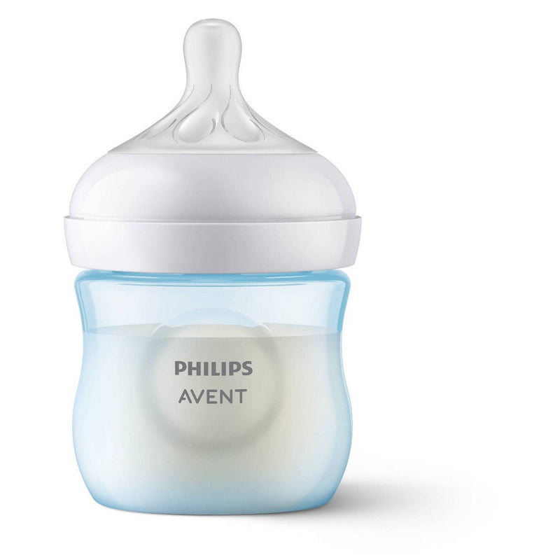 Philips Avent 3pk Natural Baby Bottle with Natural Response Nipple - Blue - 4oz