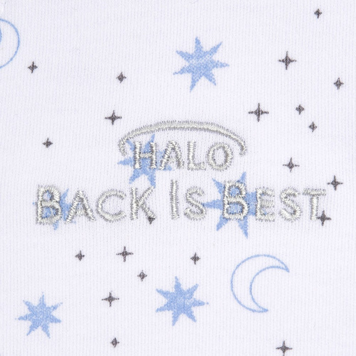 HALO Innovations Sleepsack 100% Cotton Swaddle Wrap - Midnight Moons Blue S NEW