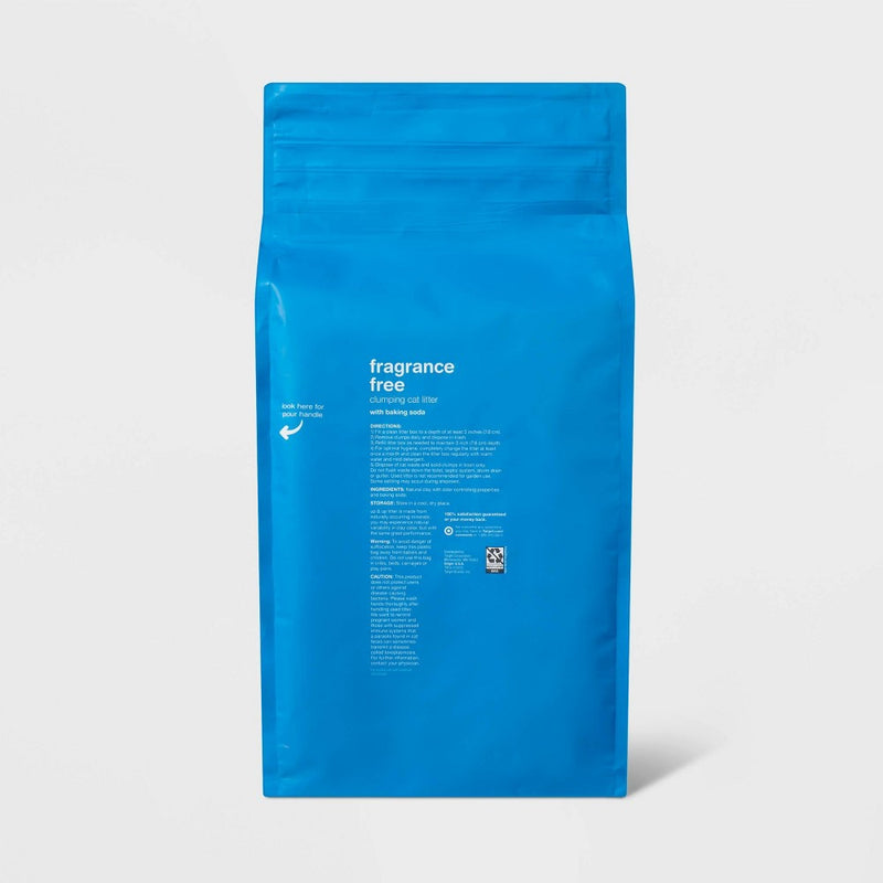 Fragrance Free with Baking Soda Clumping Cat Litter - 35lbs - up & up™ (LOCAL PICKUP ONLY)