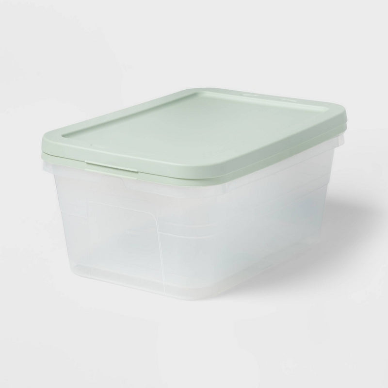 15qt 2pk Storage Tubs Green - Room Essentials™