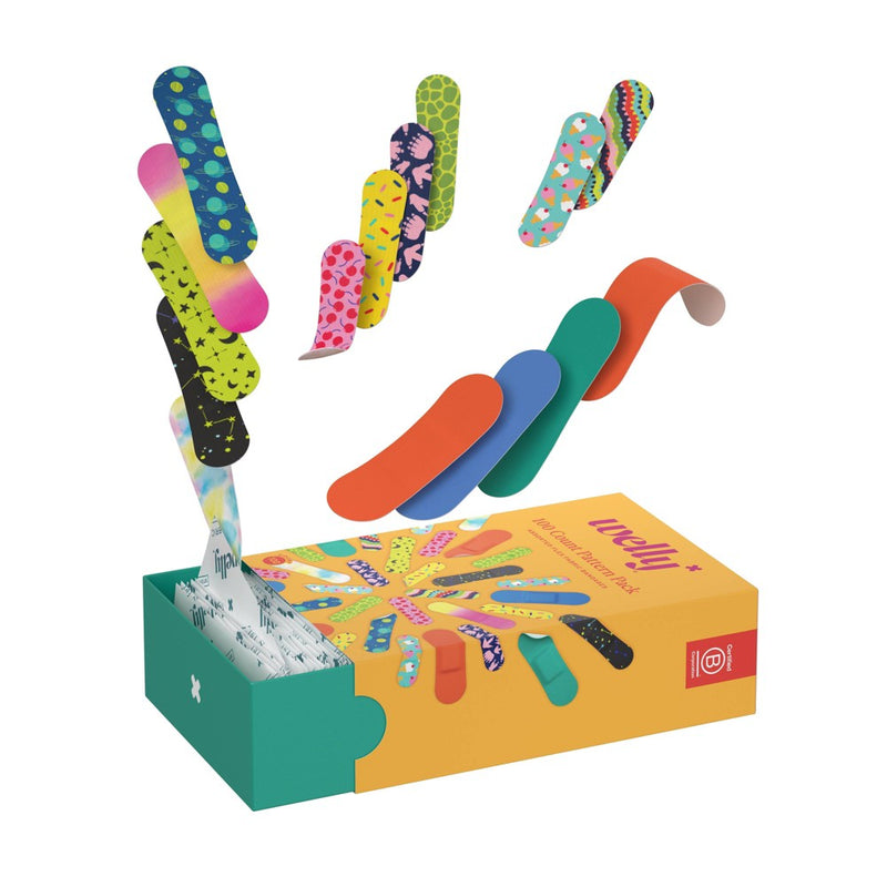 Welly Flex Fabric Bandages Pattern Pack - 100ct