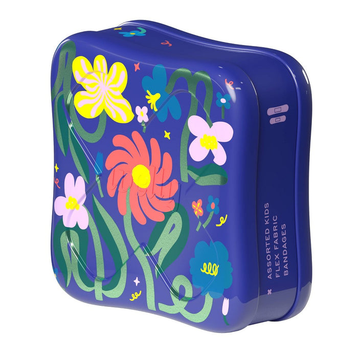 Welly Flex Fabric Bandages - Floral Wonderland - 48ct