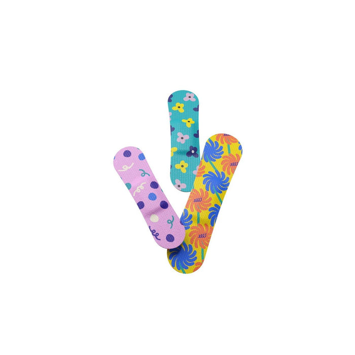 Welly Flex Fabric Bandages - Floral Wonderland - 48ct