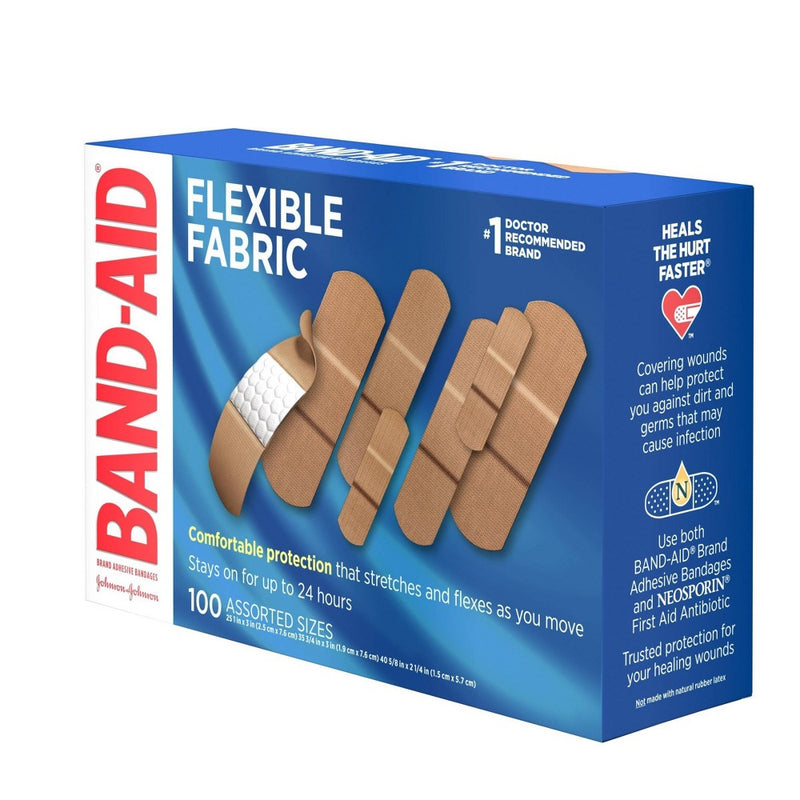Band-Aid Flexible Fabric - 100ct