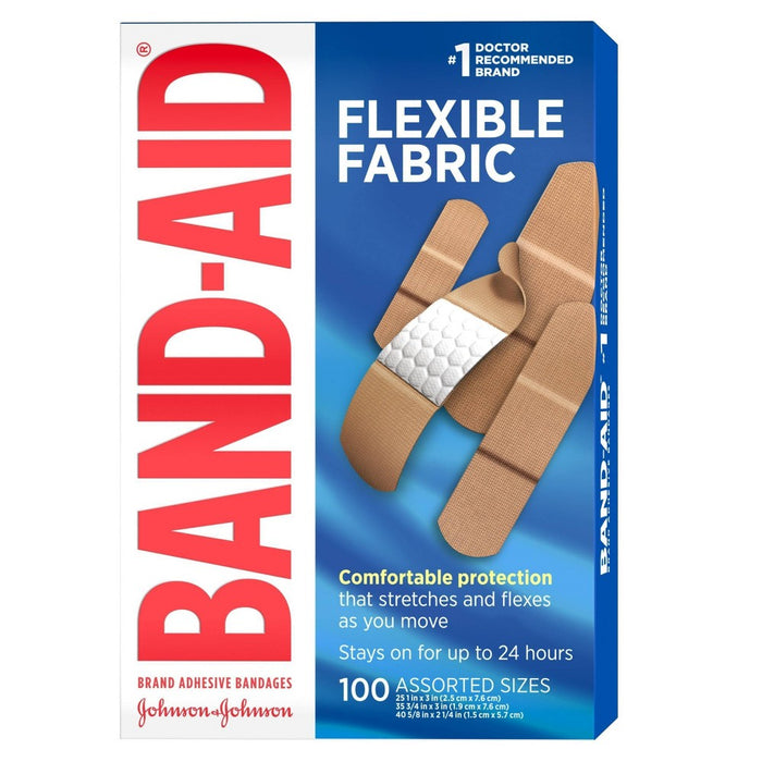 Band-Aid Flexible Fabric - 100ct
