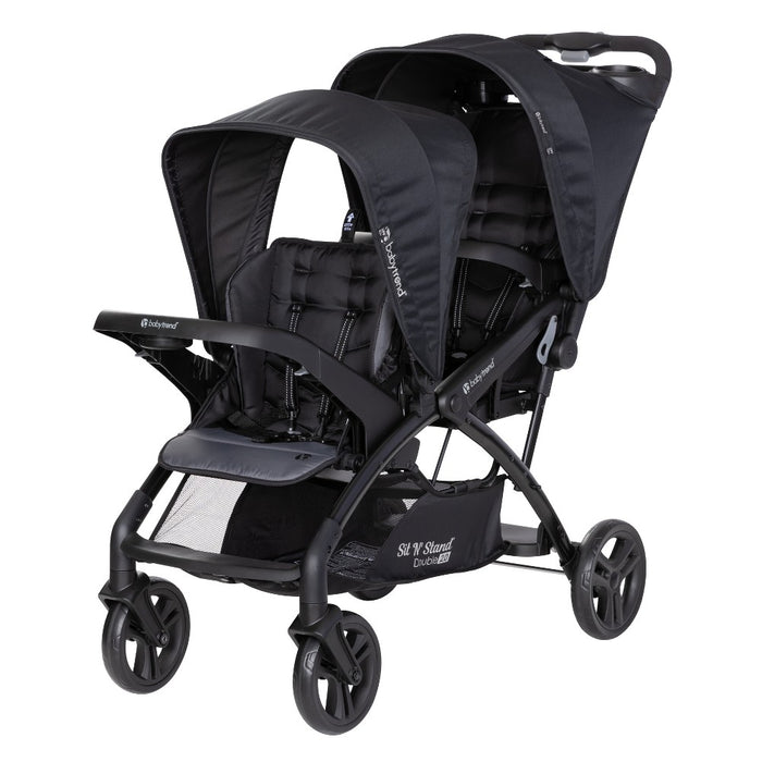 Baby Trend Sit N' Stand Double 2.0 Stroller - Madrid Black (LOCAL PICKUP ONLY)