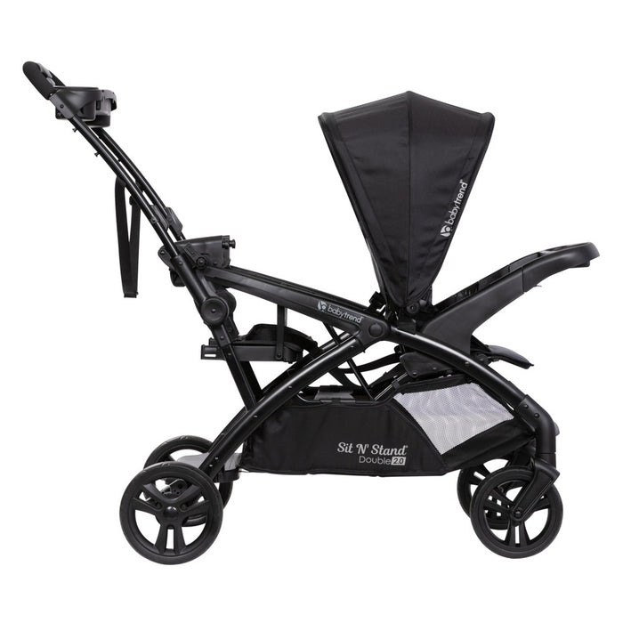Baby Trend Sit N' Stand Double 2.0 Stroller - Madrid Black (LOCAL PICKUP ONLY)