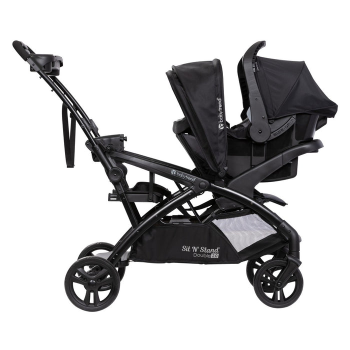 Baby Trend Sit N' Stand Double 2.0 Stroller - Madrid Black (LOCAL PICKUP ONLY)