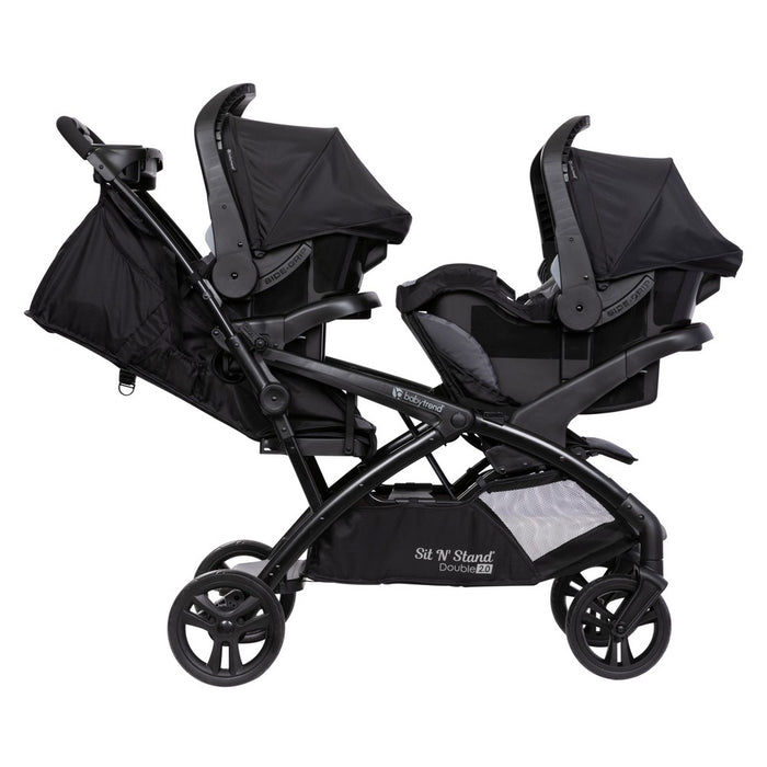 Baby Trend Sit N' Stand Double 2.0 Stroller - Madrid Black (LOCAL PICKUP ONLY)