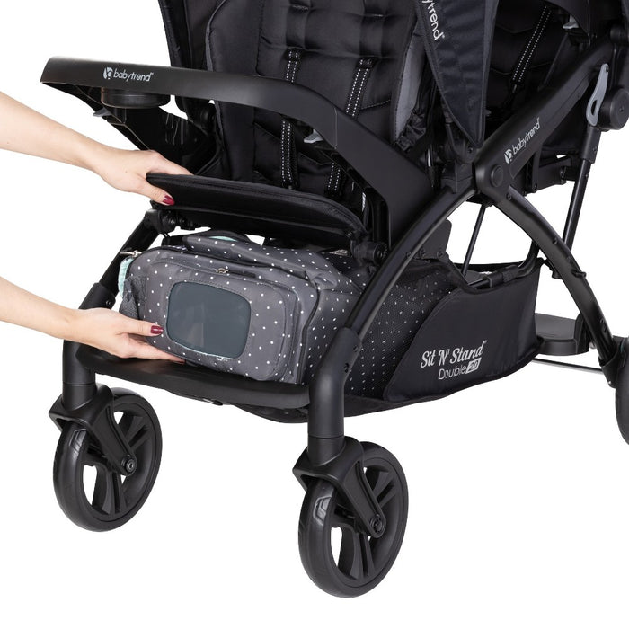 Baby Trend Sit N' Stand Double 2.0 Stroller - Madrid Black (LOCAL PICKUP ONLY)