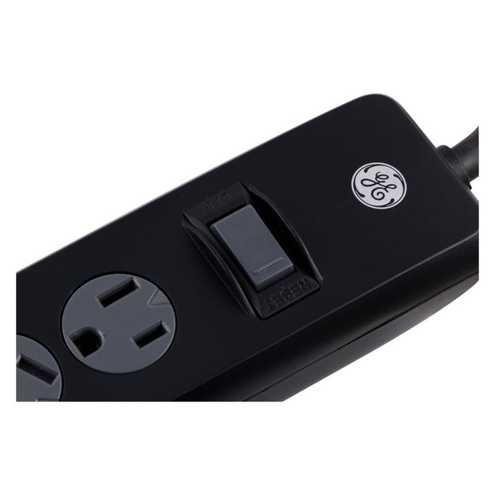 4-Outlet Surge Protector Power Strip with 2-Port USB - General Electric