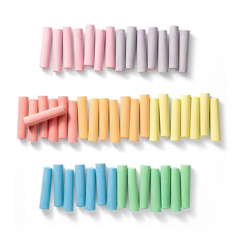 50ct Sidewalk Chalk Set Yellow Box - Mondo Llama™